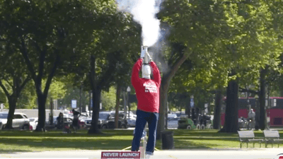 Image for story: WATCH: Explosive fireworks safety presentation in Washington, DC