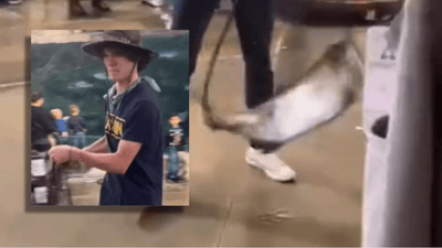 Image for story: VIDEO: Florida man takes 50-pound fish from indoor pond at Bass Pro Shops