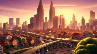 Image for story: PHOTOS: We told AI to show us if Disney drew the biggest city in each state