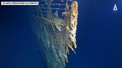 Image for story: First expedition to Titanic in 14 years captures video of disintegrating wreck