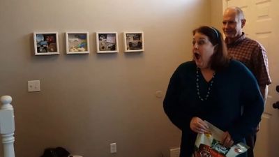 Image for story: VIDEO: Utah couple keeps pregnancy a secret for 9 months, watch grandma's epic reaction