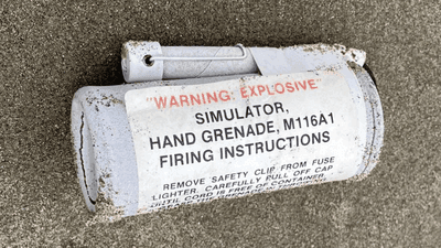 Image for story: Police warn beachgoers of explosives washing up on Oregon coast