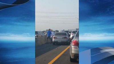 Image for story: WATCH | Men appear to fight on side of Texas highway