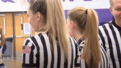 Image for story: 3 women make officiating history as first all-female crew for conference