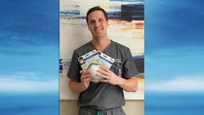 Image for story: Maine doctor's former teacher sends needed masks to hospital during coronavirus outbreak