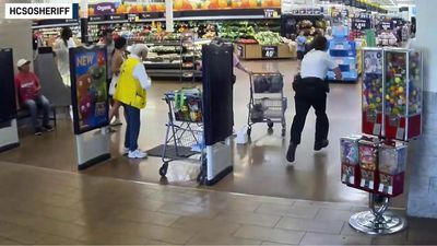 Image for story: Florida man arrested after driving golf cart into Walmart store