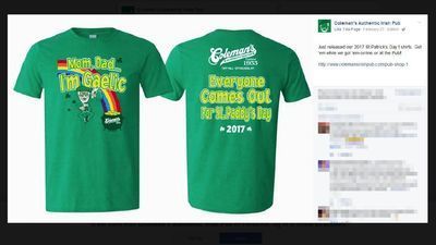 Image for story: Funny or foul? St. Patrick's Day T-shirts stir up controversy