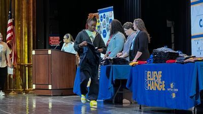 Image for story: Michigan high school graduates surprised with 100% free tuition