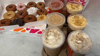 Image for story: Dunkin' launches line of 'spiked' iced coffees, teas