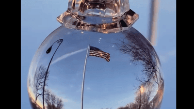 Image for story: WATCH: Iowa man creates artistic video of American Flag