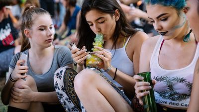 Image for story: Photos | Seattle lights up for the 25th Annual Hempfest