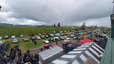 Image for story: Teen with rare bone cancer gets surprise birthday celebration at Oregon speedway