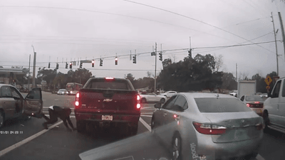 Image for story: VIDEO: One wanted, one arrested in Pensacola, Fla. stoplight shootout