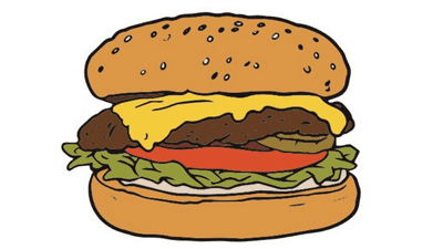 Image for story: Would you get a burger tattoo for free burgers for a year?