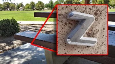 Image for story: Women find chrome 'Z' under North Las Vegas bench, win $10,000 in nationwide treasure hunt