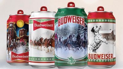 Image for story: Your pup can be famous this year on Budweiser's holiday cans