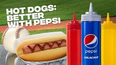 Image for story: Pepsi rolls out new cola-infused ketchup for baseball games on July 4