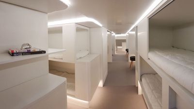 Image for story: Airbus wants to turn planes into comfy dorm rooms with beds