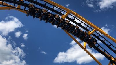 Image for story: Pittsburgh Steelers-themed roller coaster doing test runs at Kennywood