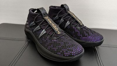 Image for story: 'Black Panther' fashion: Oregon man creates custom Wakanda Forever Dame 4s