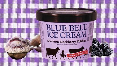 Image for story: Blue Bell unveils new ice cream flavor: Southern Blackberry Cobbler