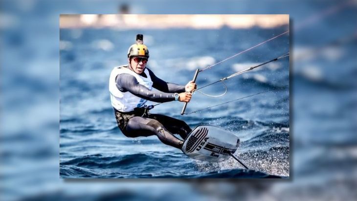 Image for story: West Palm Beach sailor set to represent USA in Olympic kiteboarding debut