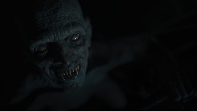 Javier Botet as Nosferatu in The Last Voyage of the Demeter, directed by André Øvredal (Photo