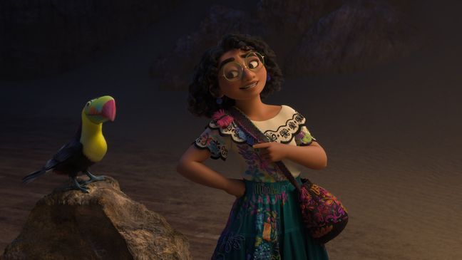 COLOMBIA, MI ENCANTO – In Walt Disney Animation Studios’ 60th feature film “Encanto,” Mirabel Madrigal lives with her extended family in the mountains of Colombia in a wondrous, charmed place called an Encanto. As the only child in her extraordinary family who’s not blessed with magical powers, Mirabel is determined to prove that she belongs, setting out on a grand adventure within the walls of her home. Opening in the U.S. on Nov. 24, 2021, “Encanto” features Stephanie Beatriz as the voice of Mirabel and original songs by Lin-Manuel Miranda. © 2021 Disney. All Rights Reserved.