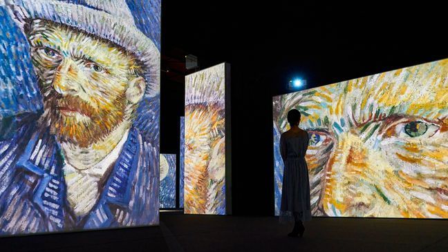 "Van Gogh Alive" will open in Fall 2021 at Biltmore as the first multi-sensory exhibition in the year-long series, "Legends of Art & Innovation at Biltmore." (Photos courtesy of Biltmore)