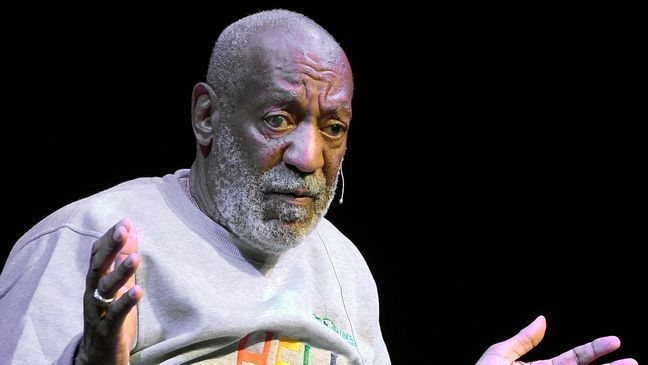 FILE - In this Friday, Nov. 21, 2014, file photo, comedian Bill Cosby performs at the Maxwell C. King Center for the Performing Arts, in Melbourne, Fla. (AP Photo/Phelan M. Ebenhack, File)