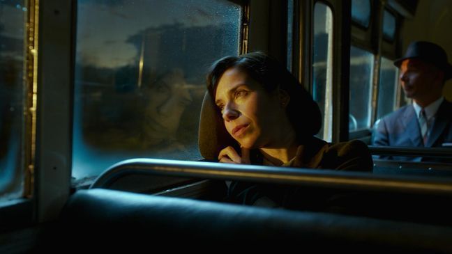 Sally Hawkins in the film "THE SHAPE OF WATER." (Photo by Kerry Hayes. © 2017 Twentieth Century Fox Film Corporation All Rights Reserved)