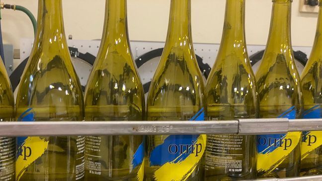 FILE - Bottles of wine out on display.  (SBG)