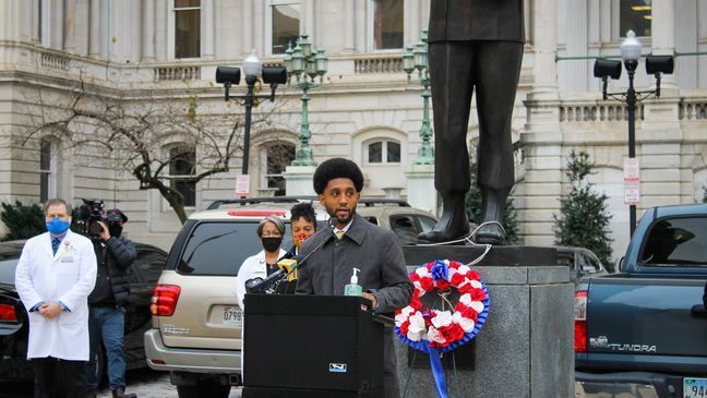 On December 9, 2020, Baltimore Mayor Brandon Scott announces the closing of restaurants in Baltimore on Friday, December 11, 2020 (WBFF)