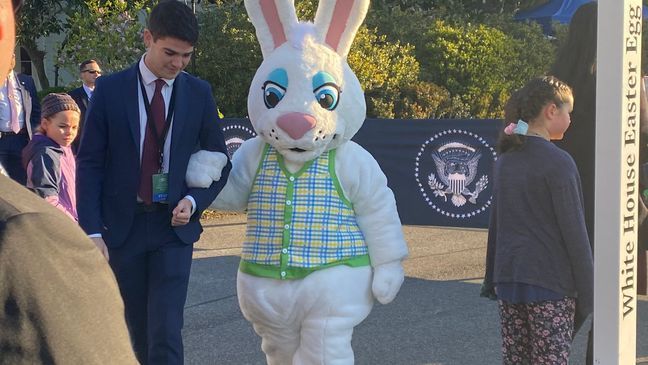 White House Easter Egg Roll returns to Washington, D.C. on Monday, April 10, 2023. (John Gonzalez/7News)