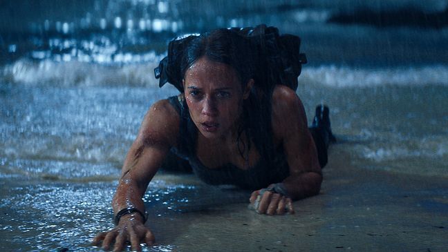 ALICIA VIKANDER as Lara Croft in Warner Bros. Pictures’ and Metro-Goldwyn-Mayer Pictures’ action adventure “TOMB RAIDER,” a Warner Bros. Pictures release. (Warner Bros. Pictures)