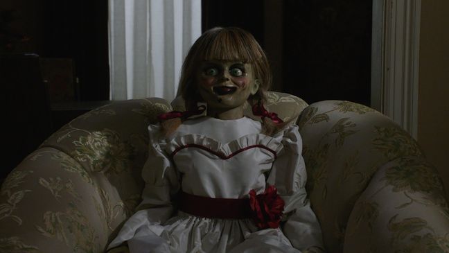 The Annabelle doll in New Line Cinema’s horror film “ANNABELLE COMES HOME,” a Warner Bros. Pictures release. (Photo: Warner Bros.)