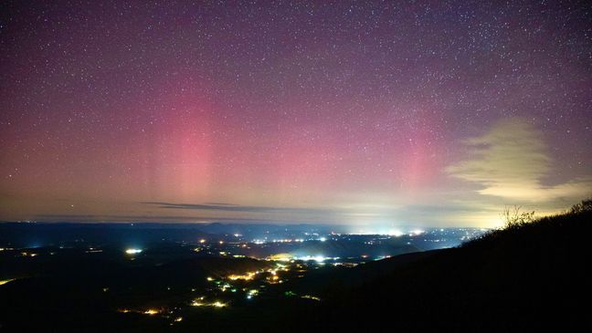 The Northern Lights were visible in Central Virginia{&nbsp;} (Savannah Martin/WSET)