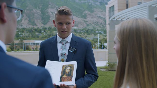 Elder Tyler Davis appears in The Mission by Tania Anderson, an official selection of the World Cinema: Documentary Competition at the 2022 Sundance Film Festival. Courtesy of Sundance Institute | photo by Antti Savolainen.{&nbsp;}