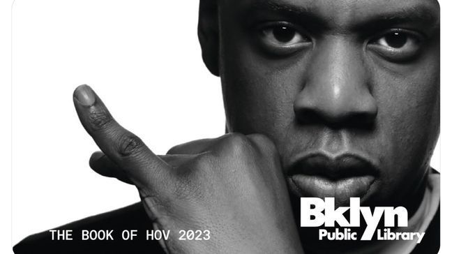 One of 13 versions of Brooklyn Public Library’s limited-edition Jay-Z membership cards is seen here. (Brooklyn Public Library and Roc Nation)