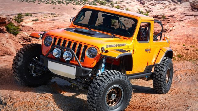 Jeep Sandstorm (formerly Desert Hawk) concept{&nbsp;}(Image courtesy of Fiat Chrysler Automobiles)