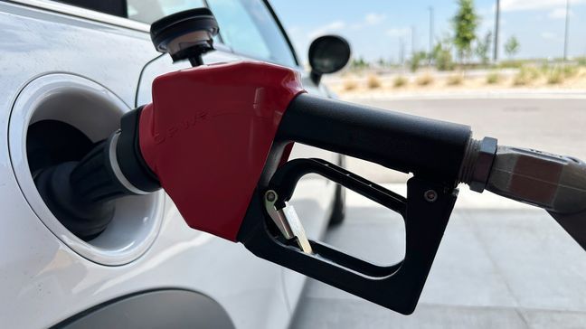 FILE - Gas prices in Florida are on a sharp decline following a significant drop in the crude oil market. (AP Photo/David Zalubowski)