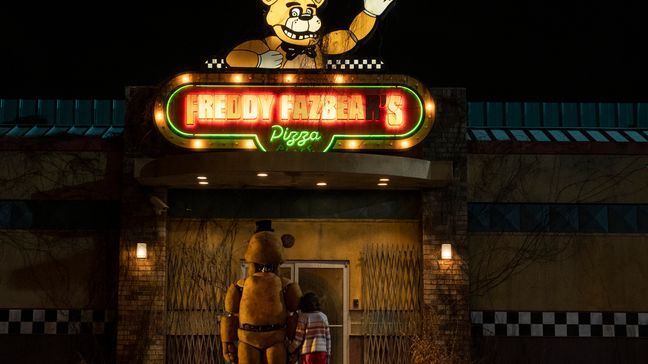 FIVE NIGHTS AT FREDDY'S, from Universal Pictures and Blumhouse in association with Striker Entertainment.