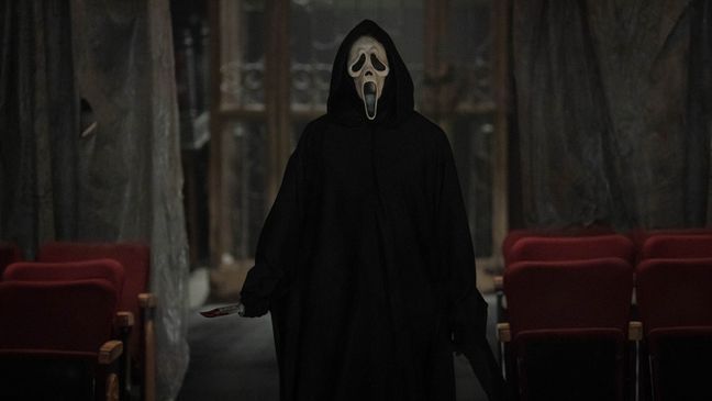 Ghostface in Paramount Pictures and Spyglass Media Group's "Scream VI."