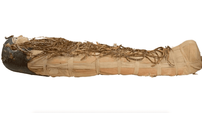 {p}The 3,500-year-old mummy of an Egyptian king has been 'digitally unwrapped' for the first time. (Photo:{&nbsp;}	S. Saleem and Z. Huwass via CNN Newsource){/p}