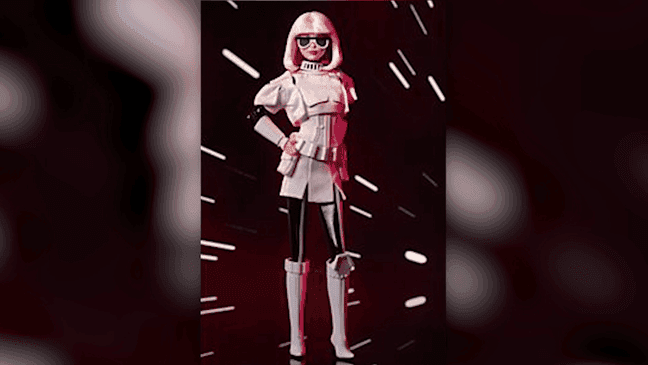 Space, but make it fashion: Barbie launches new designs inspired by 'Star Wars' (Photo: Mattel via CNN Newsource)