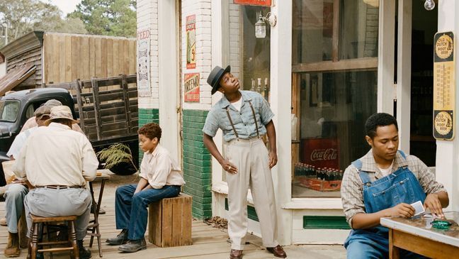 Jalyn Hall as Emmett Till in TILL, directed by Chinonye Chukwu, released by Orion Pictures. Credit: Andre D. Wagner / Orion Pictures © 2022 ORION RELEASING LLC. All Rights Reserved.