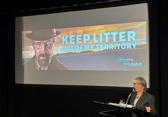 Image for story: 'Breaking Bad' star appears in ad campaign against littering in New Mexico