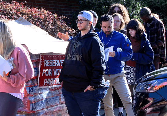 Image for story: Early voting begins in North Carolina amid Hurricane Helene recovery efforts