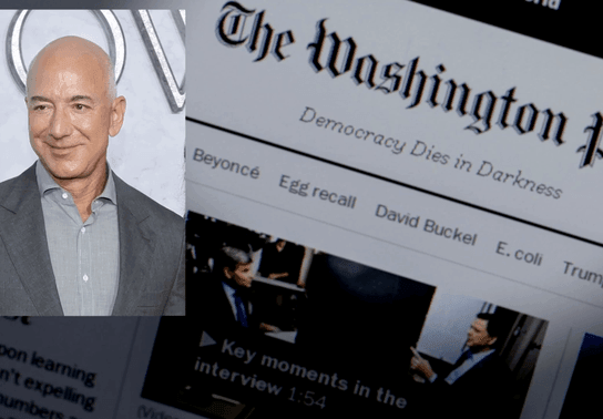 Image for story: Jeff Bezos defends decision to not have Washington Post give presidential endorsement