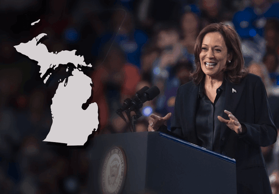 Image for story: Kamala Harris faces uphill battle in Michigan with key voter groups wavering